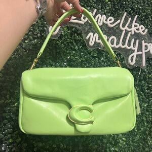 “Coach” green purse
